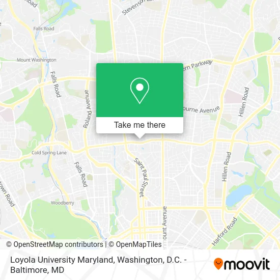 Loyola Maryland Campus Map How To Get To Loyola University Maryland In Baltimore By Bus Or Light Rail?