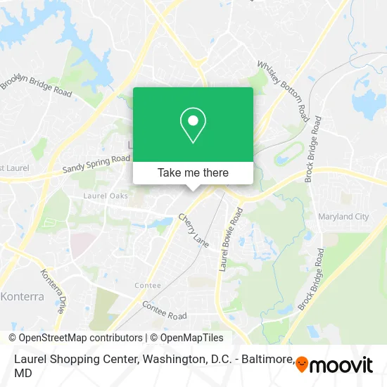 Laurel Shopping Center map