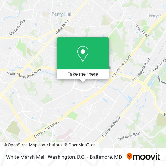 Mapa de White Marsh Mall