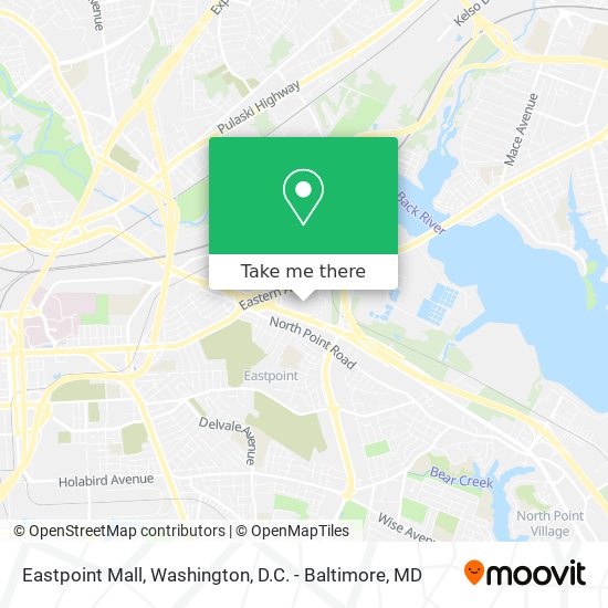 Mapa de Eastpoint Mall