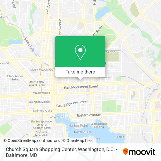Church Square Shopping Center map