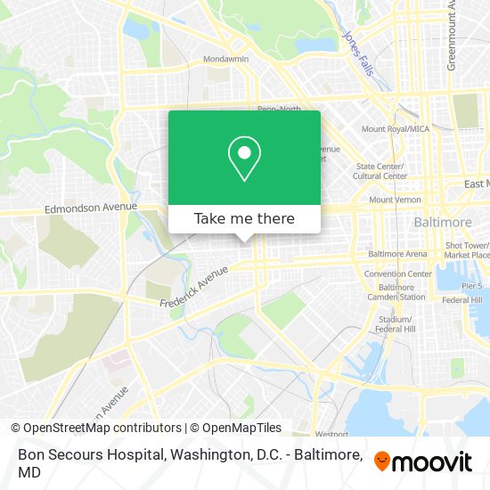 Mapa de Bon Secours Hospital