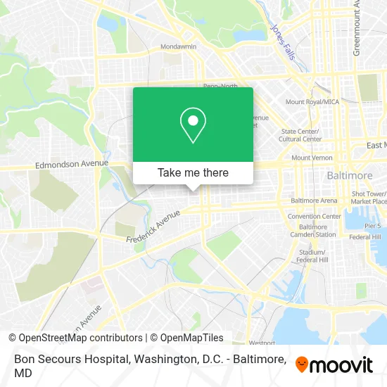 Bon Secours Hospital map