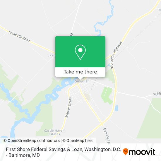 Mapa de First Shore Federal Savings & Loan