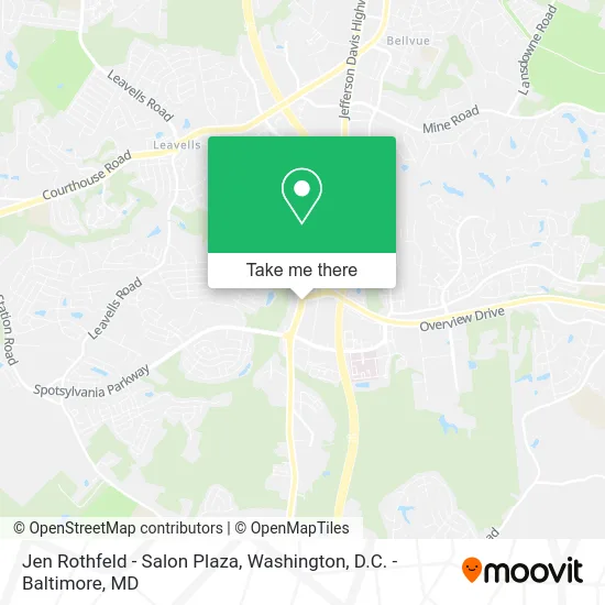 Jen Rothfeld - Salon Plaza map