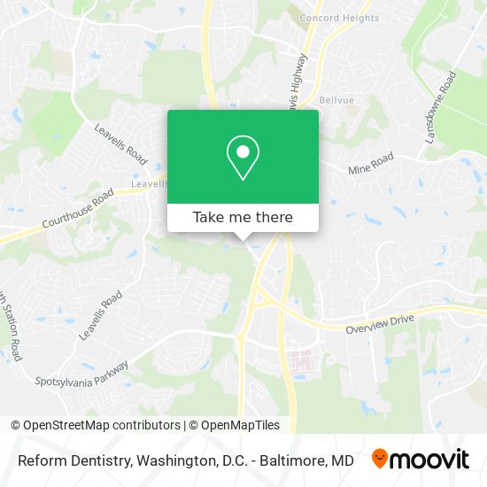 Mapa de Reform Dentistry