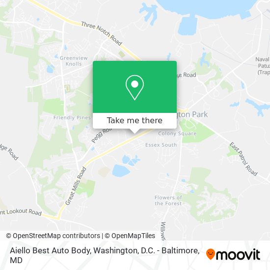 Aiello Best Auto Body map