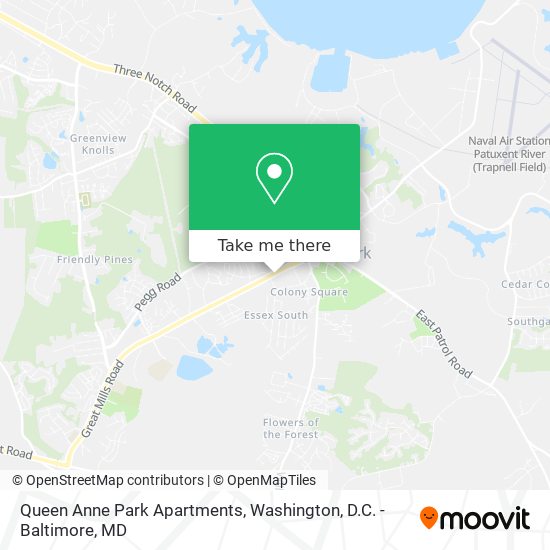 Mapa de Queen Anne Park Apartments