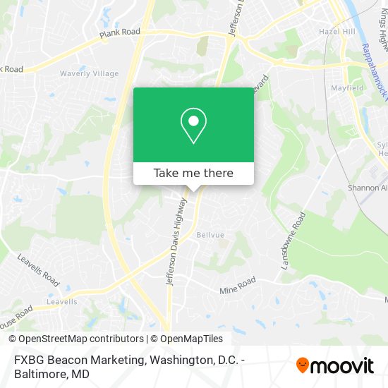 FXBG Beacon Marketing map