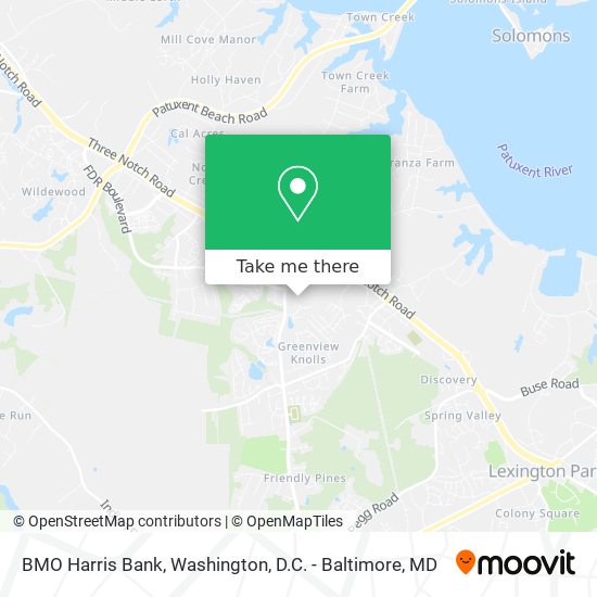 BMO Harris Bank map