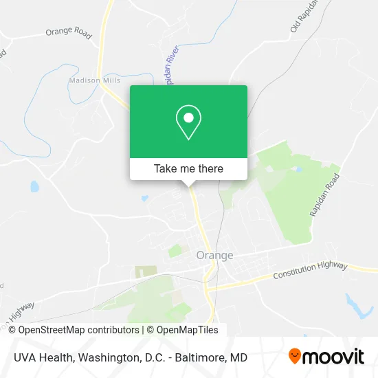 UVA Health map