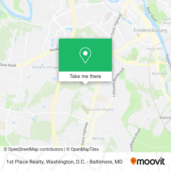 1st Place Realty map