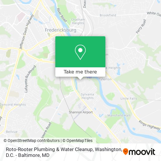 Roto-Rooter Plumbing & Water Cleanup map