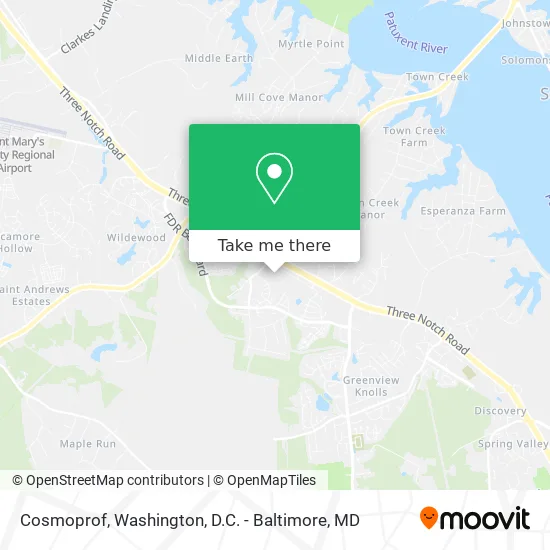 Cosmoprof map