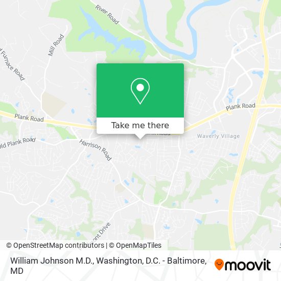 William Johnson M.D. map