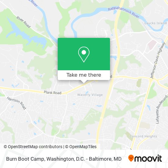 Burn Boot Camp map