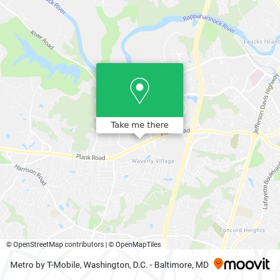 Metro by T-Mobile map