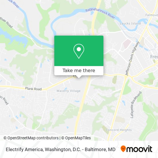 Electrify America map
