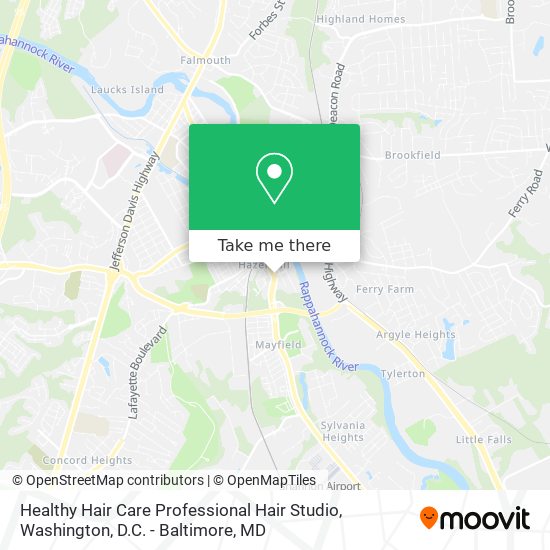 Healthy Hair Care Professional Hair Studio map