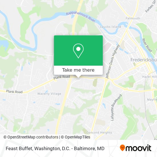 Feast Buffet map