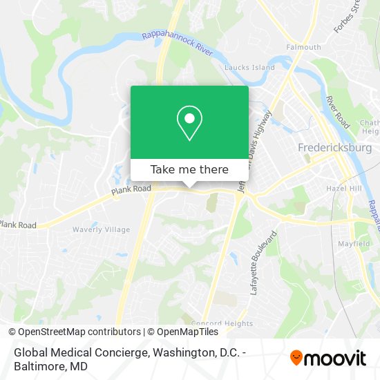 Mapa de Global Medical Concierge