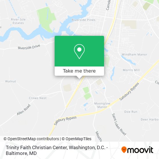 Mapa de Trinity Faith Christian Center