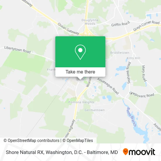 Shore Natural RX map