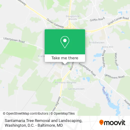Santamaria Tree Removal and Landscaping map