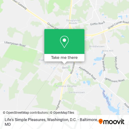 Mapa de Life's Simple Pleasures