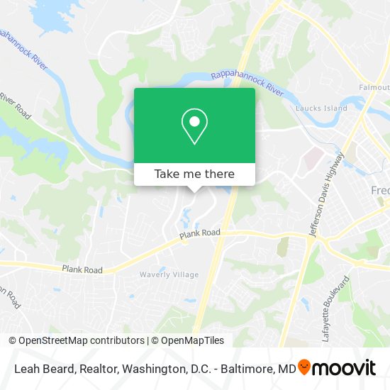 Leah Beard, Realtor map