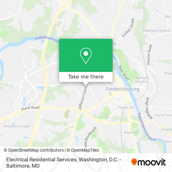 Mapa de Electrical Residential Services