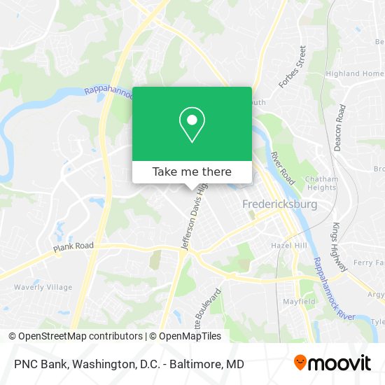 PNC Bank map