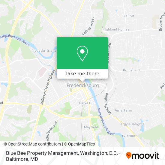 Mapa de Blue Bee Property Management