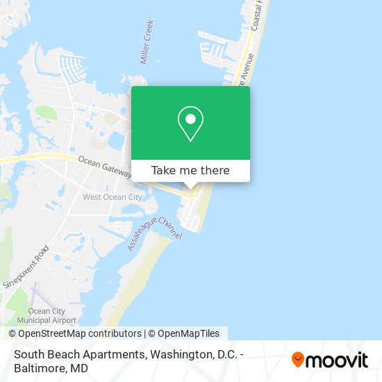 South Beach Apartments map