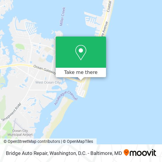 Bridge Auto Repair map