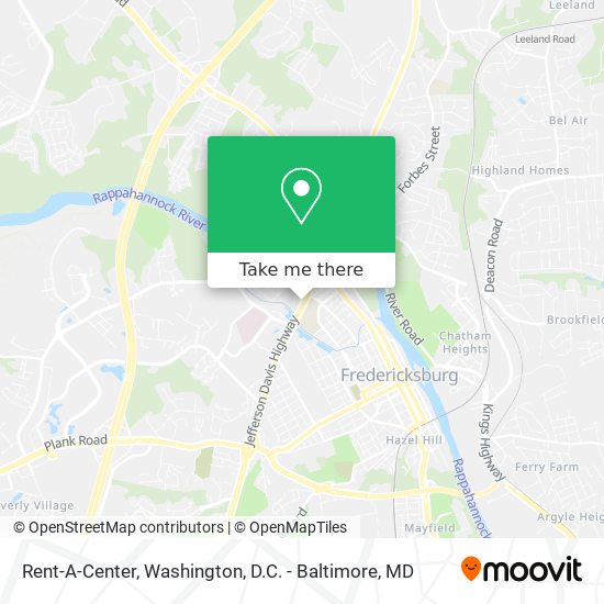 Rent-A-Center map