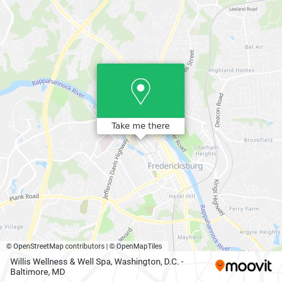 Willis Wellness & Well Spa map