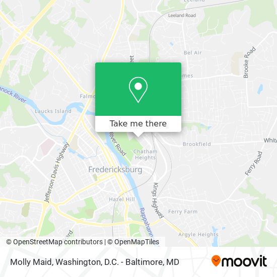 Molly Maid map