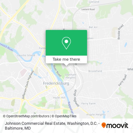 Johnson Commercial Real Estate map