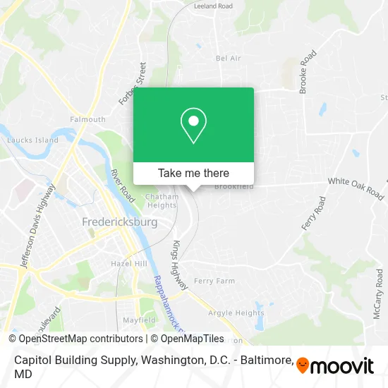 Capitol Building Supply map