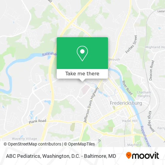 ABC Pediatrics map
