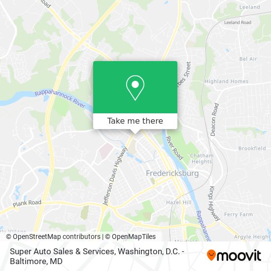 Super Auto Sales & Services map