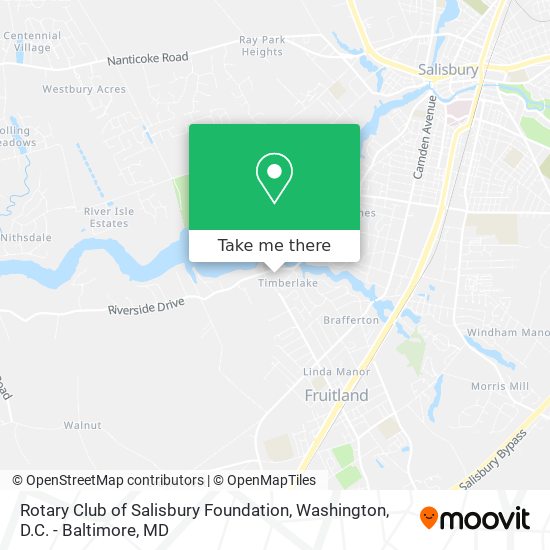 Rotary Club of Salisbury Foundation map