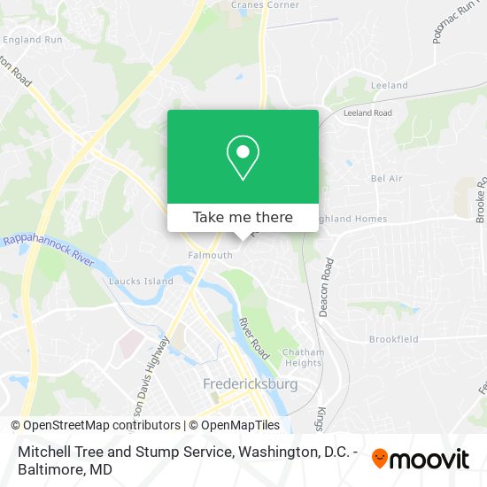 Mitchell Tree and Stump Service map