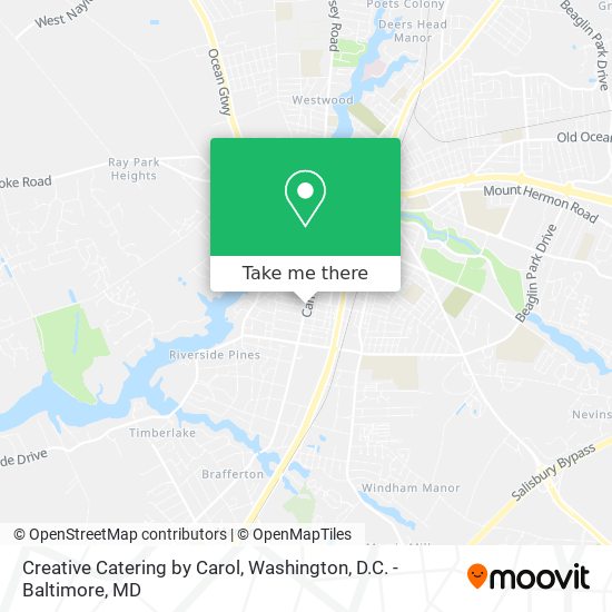 Mapa de Creative Catering by Carol