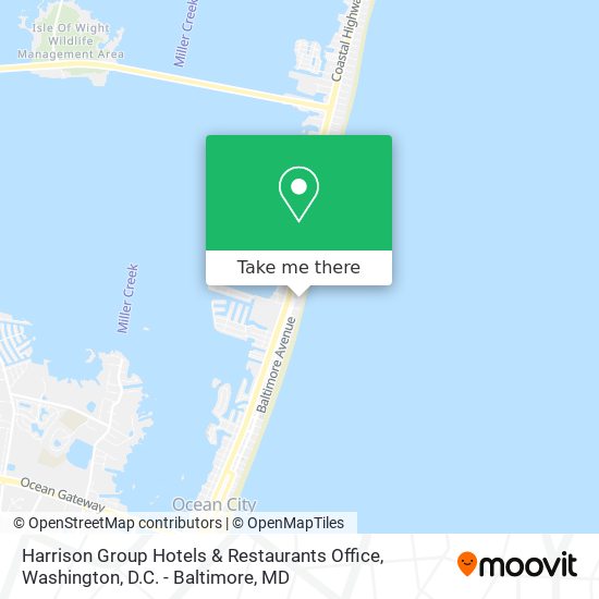 Harrison Group Hotels & Restaurants Office map