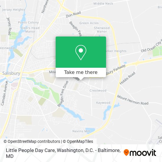 Little People Day Care map