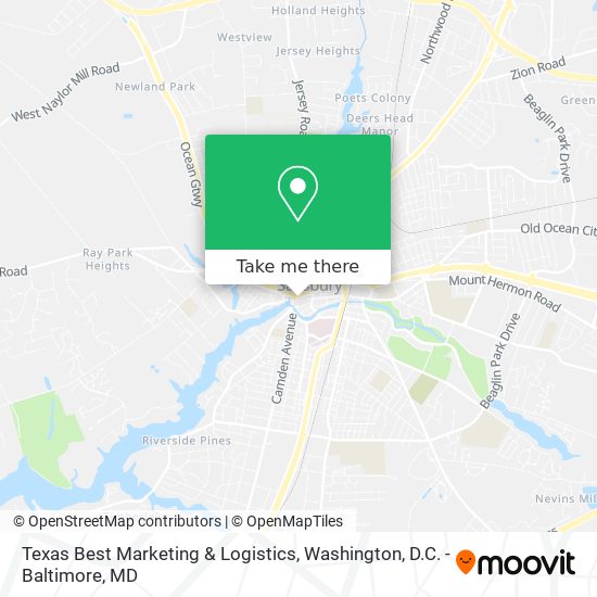 Texas Best Marketing & Logistics map