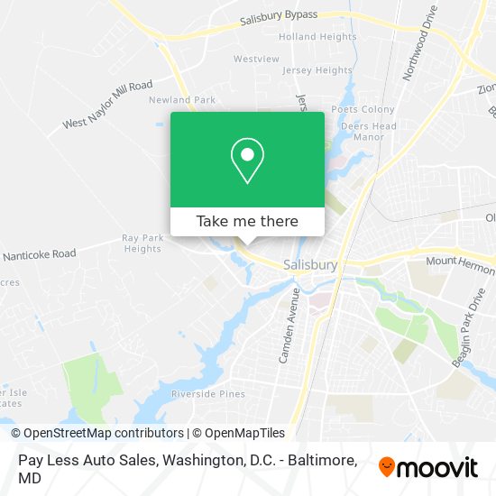 Pay Less Auto Sales map