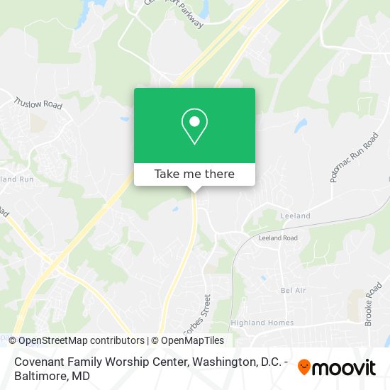 Mapa de Covenant Family Worship Center